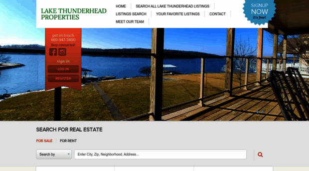 lakethunderheadproperties.com