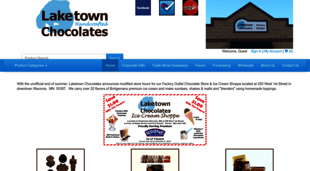 laketownchocolates.com