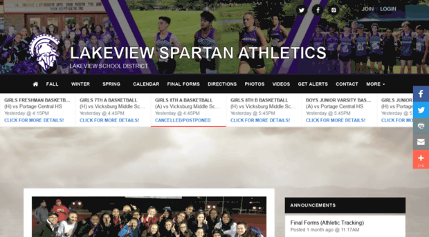 lakeviewspartans.net