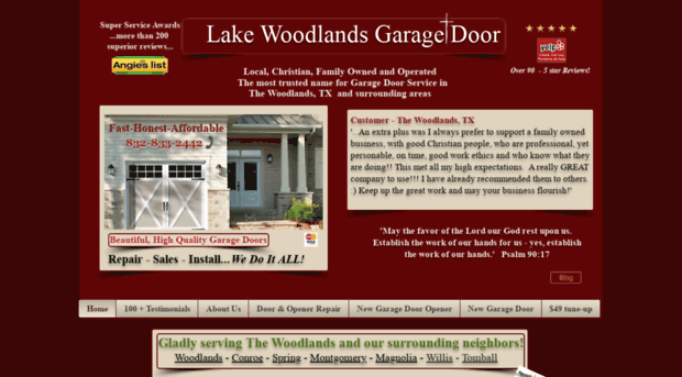 lakewoodlandsgaragedoor.com