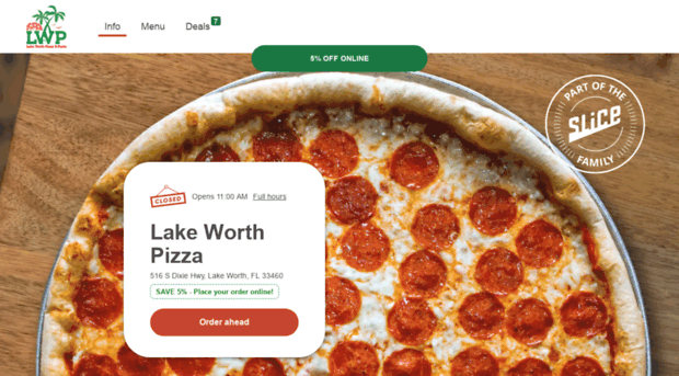 lakeworthpizzamenu.com