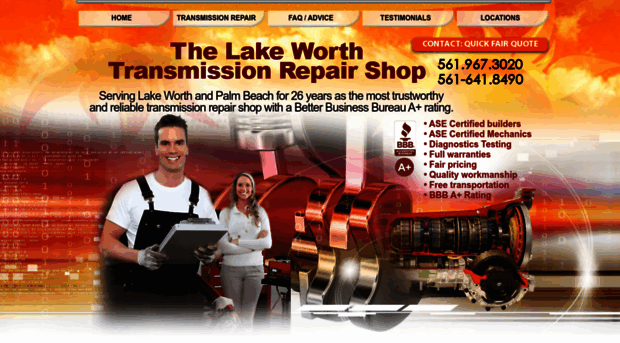 lakeworthtransmissionrepair.com