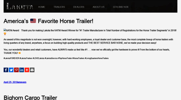 lakotahorsetrailers.com