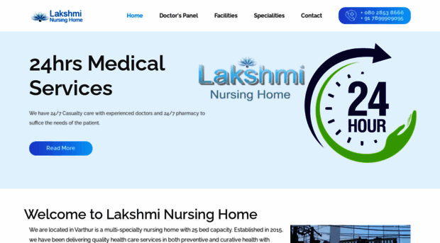 lakshminursinghome.com