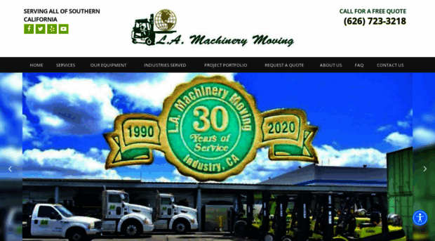 lamachinerymoving.com