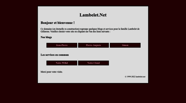 lambelet.net