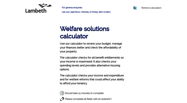 lambethhomelessnesstest.entitledto.co.uk