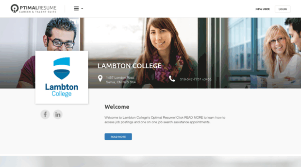 lambton.optimalresume.com