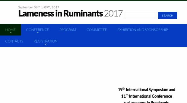 lamenessinruminants2017.com