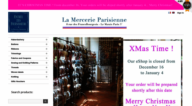 lamercerieparisienne.com