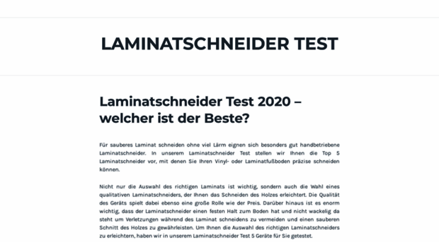 laminatschneider-test.de