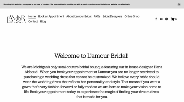 lamourbridalmi.com