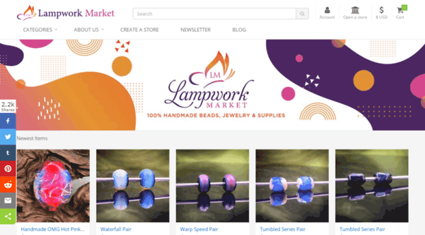 lampworkmarket.com