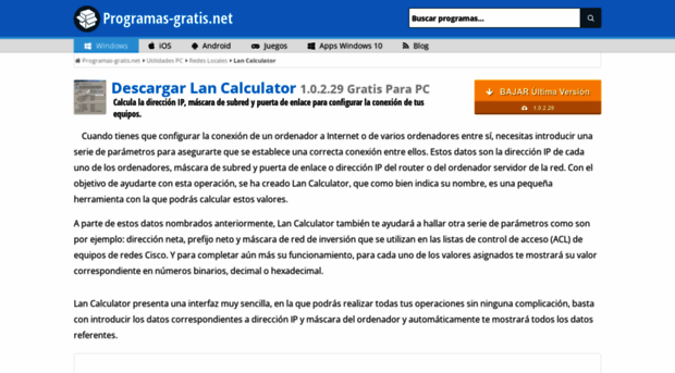 lan-calculator.programas-gratis.net