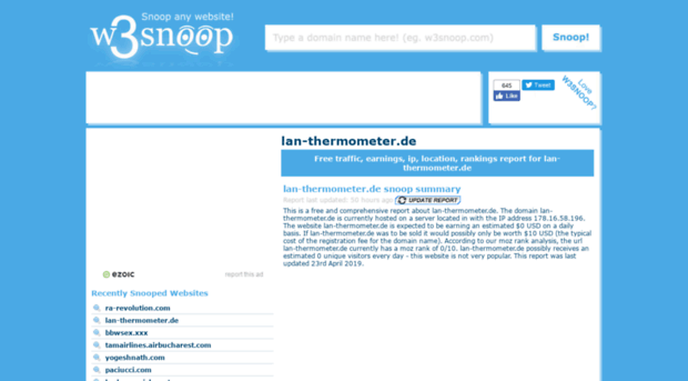 lan-thermometer.de.w3snoop.com