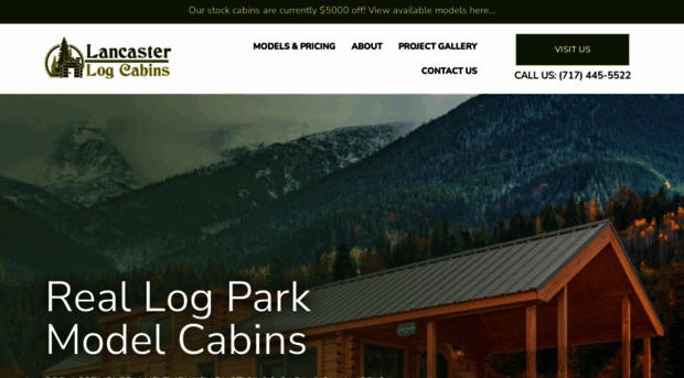 lancasterlogcabins.com