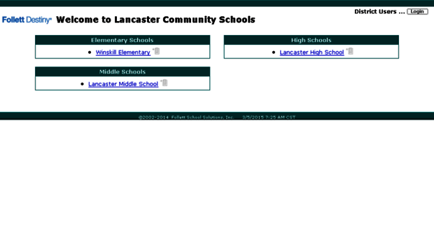 lancastersd.follettdestiny.com