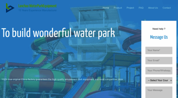 lanchaowaterpark.com