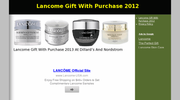 lancomegiftwithpurchase.info