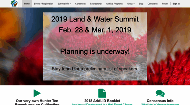 landandwatersummit.org