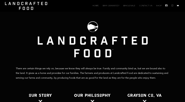 landcraftedfood.com