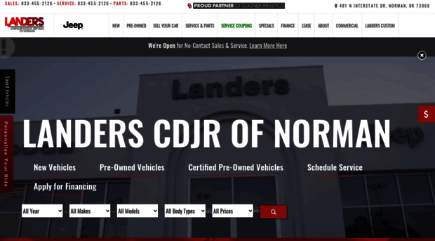 landerscdjrnorman.com
