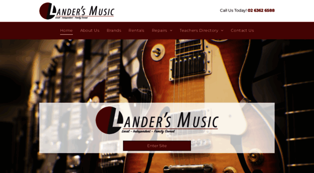 landersmusic.com