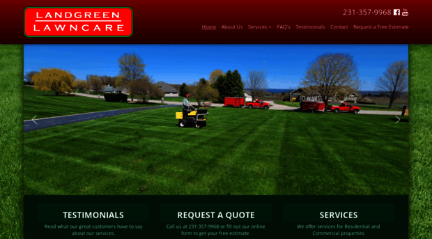 landgreenlawncare.com