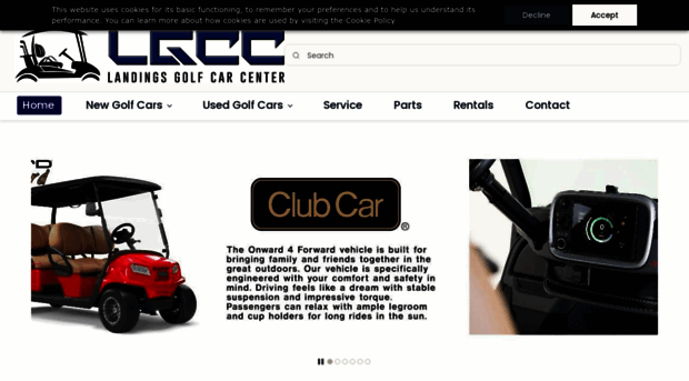 landingsgolfcarcenter.com
