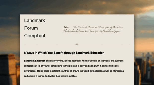 landmarkforumcomplaint.weebly.com