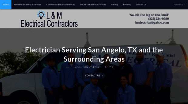 landmelectricalcontractors.com