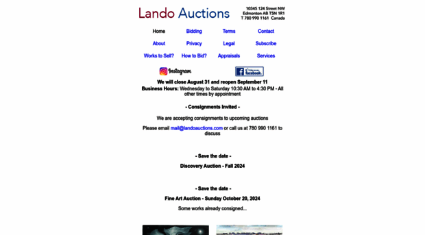 landoauctions.com