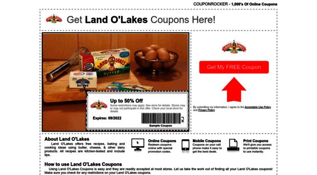 landolakes.couponrocker.com