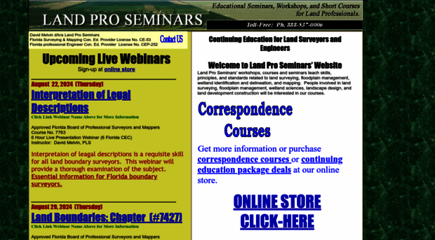 landproseminars.com