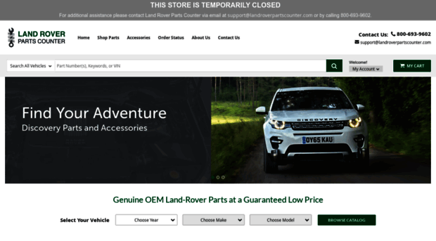 landroverpartscounter.com