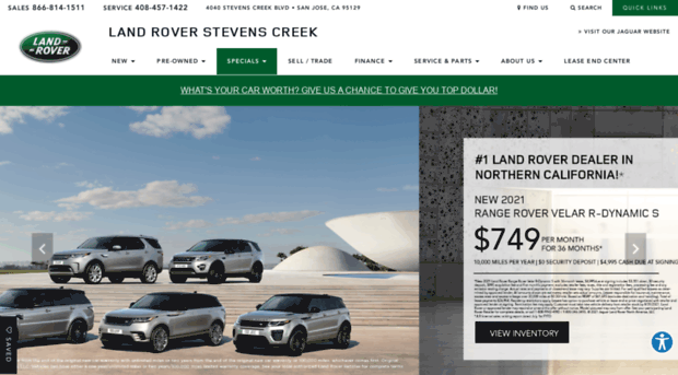 landroverstevenscreek.com