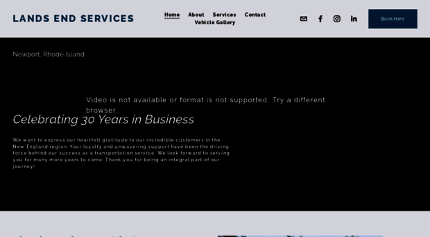 landsendlimo.net