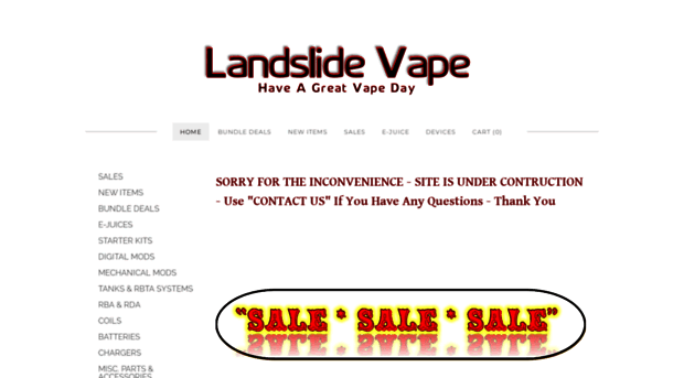 landslidevape.com