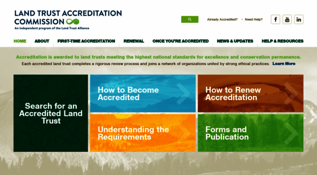 landtrustaccreditation.org