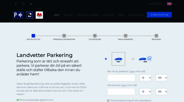 landvetterparkering.eu