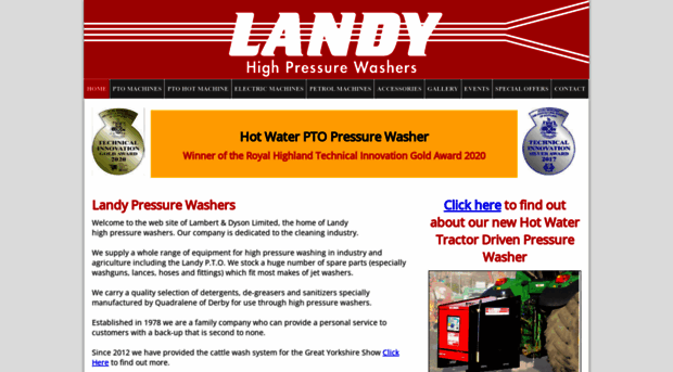 landypressurewashers.com