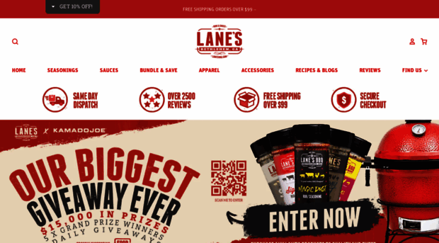 lanesbbqau.com