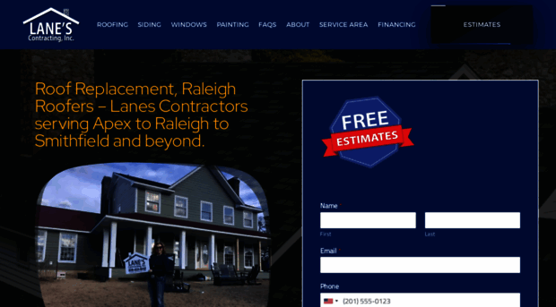 lanescontracting.com