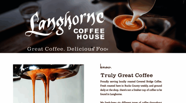 langhornecoffeehouse.com