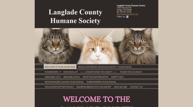 langladecountyhumanesociety.org