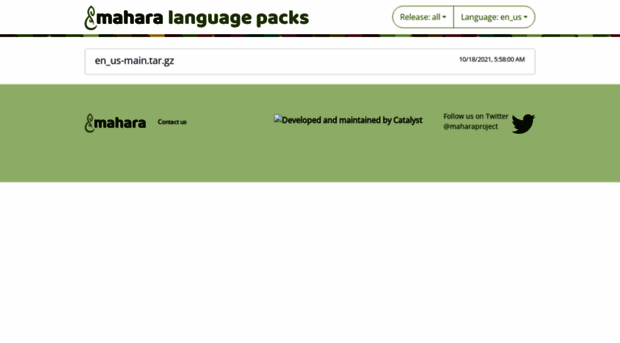 langpacks.mahara.org