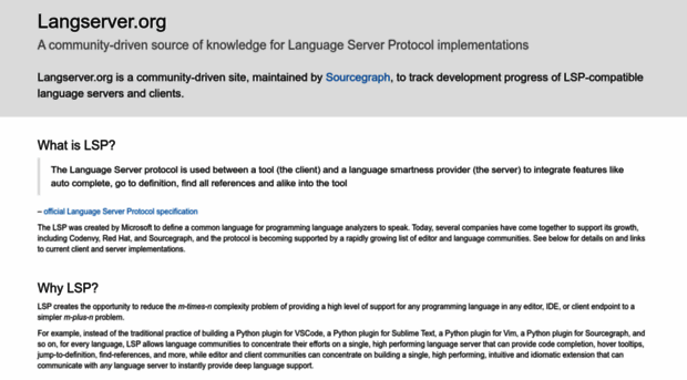 langserver.org