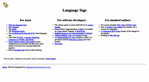 langtag.net