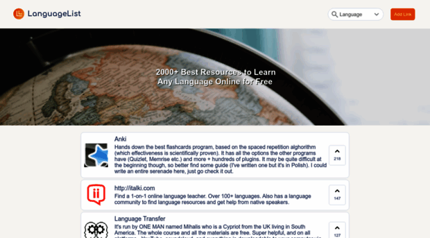 languagelist.org