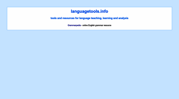 languagetools.info